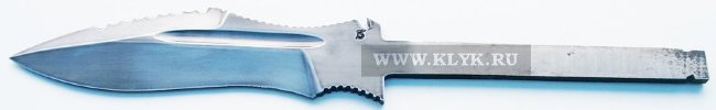 Клинок каратель из углеродистой композитной стали для изготовления ножа
