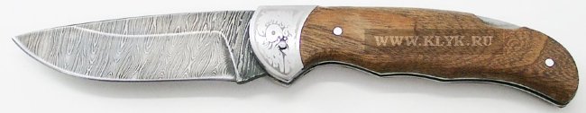 Нож складной Тигр (дамаск, сапель)