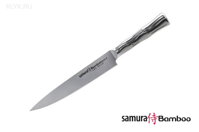 Нож кухонный Samura Bamboo SBA-0045 для нарезки (сталь AUS-8)